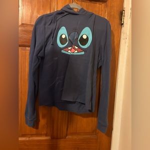 This stitch hoodie is from Disney World and it is a size large